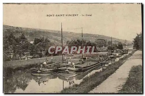 Pont Saint Vincent Cartes postales Le canal