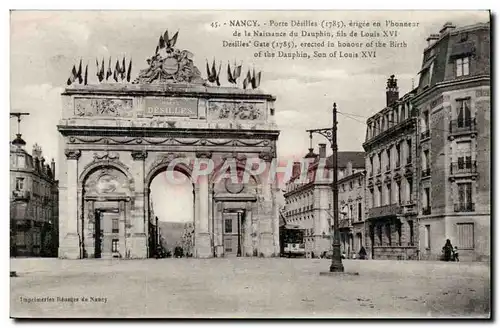 Nancy Cartes postales Porte Desilles erigee en l&#39honneur de la naissance du Dauphin fils de Louis XVI