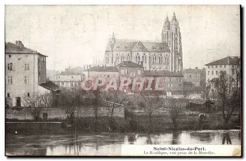 Saint Nicolas du Port Cartes postales La basilique vue prise de la Meurthe