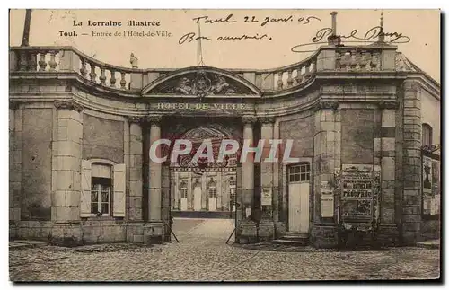 Toul - Entree de L&#39Hotel de Ville - Cartes postales