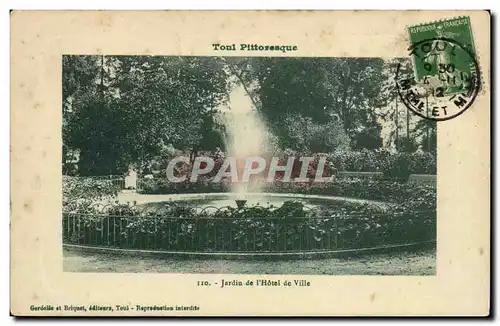 Toul - Jardin de l&#39Hotel de Ville - Cartes postales