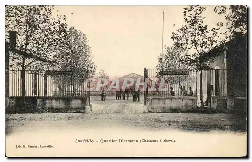 Luneville - Quatier Dietmann Chasseurs a Cheval - Cartes postales