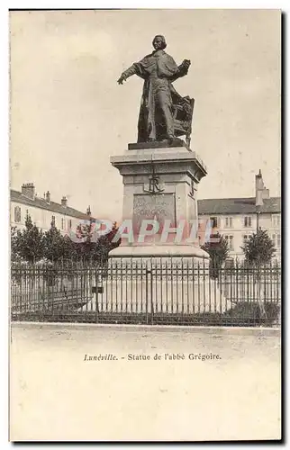 Luneville - Statue de l&#39Abba Gregoire - Cartes postales