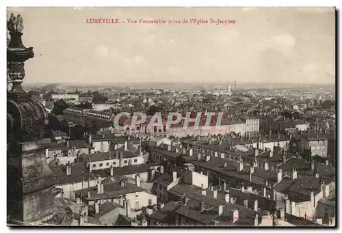 Luneville - Vue d&#39ensemble prise de l&#39Eglise St Jacques - Cartes postales