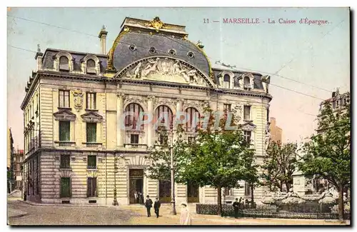 Marseille - La Caisse d&#39Epargne - banque - bank - Cartes postales