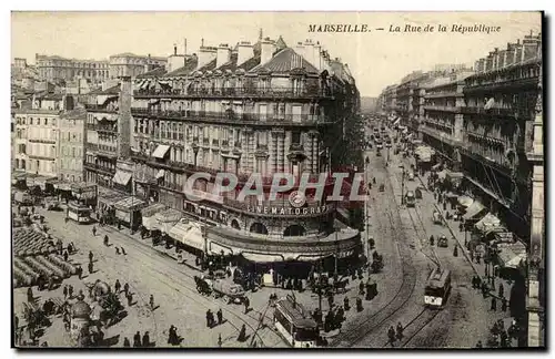 Marseille - Rue de la Republique - Cartes postales