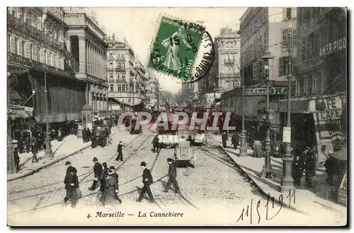 Marseille Cartes postales La Cannebiere