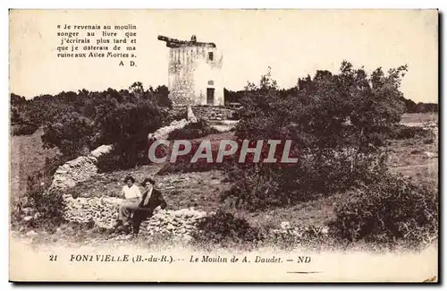 Fontvielle Cartes postales Le moulin de A Daudet