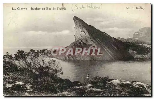 La Ciotat Ansichtskarte AK Rocher du bec de l&#39aigle