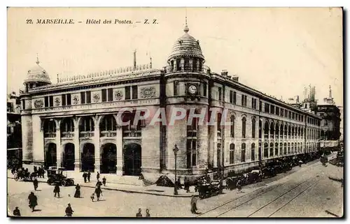 Marseille - Hotel des Postes - Ansichtskarte AK