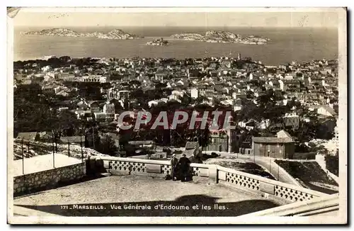 Marseille - Vue Generale d&#39Endoume et les Iles - Cartes postales