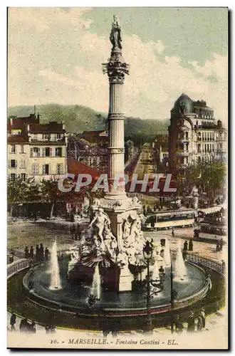 Marseille Cartes postales Fontaine CAntini