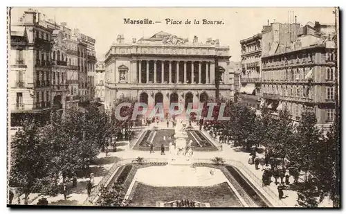 Marseille Cartes postales Place de la Bourse