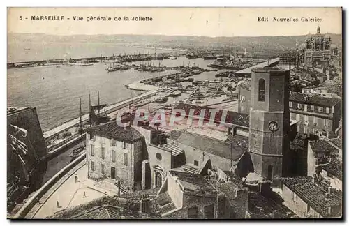 Marseille Ansichtskarte AK Vue generale de la Joliette