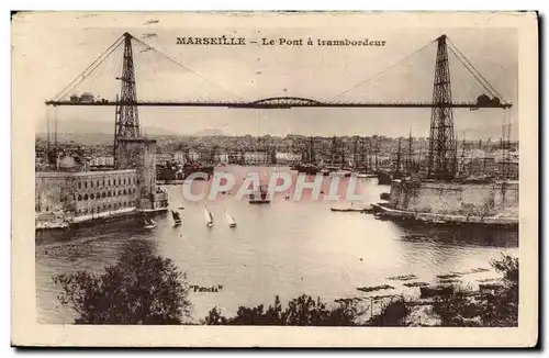 Marseille Cartes postales le pont a transbordeur