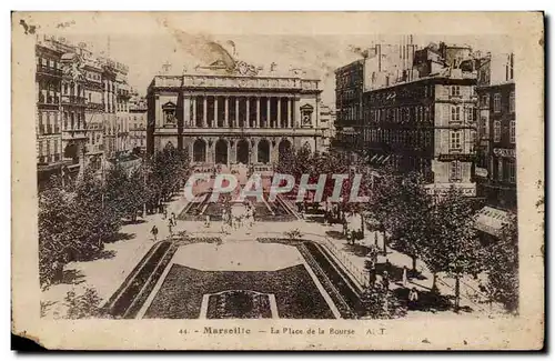 Marseille Cartes postales La place de la Bourse