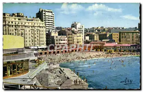 Marseille Cartes postales Promenade de la corniche Plage des Catalans