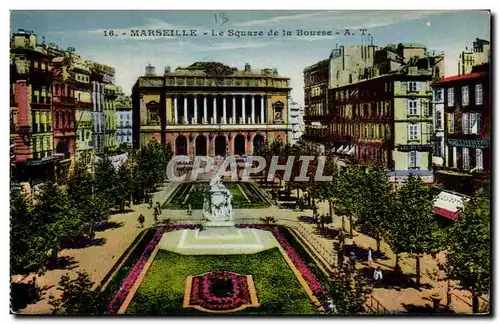 Marseille Cartes postales Le square de la Bourse