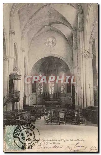 Tarascon Ansichtskarte AK Vue interiere de l&#39eglise Saint Marie