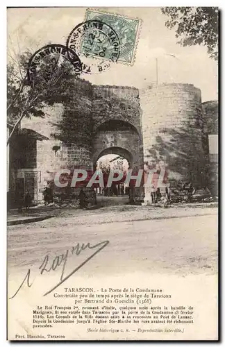 Tarascon Cartes postales La porte de la Condamine Bertrand de Guesclin