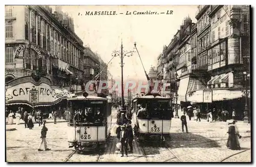 Marseille Cartes postales La cannebiere