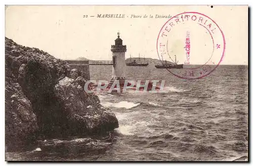 Marseille Cartes postales Phare de la Desirade (lighthouse