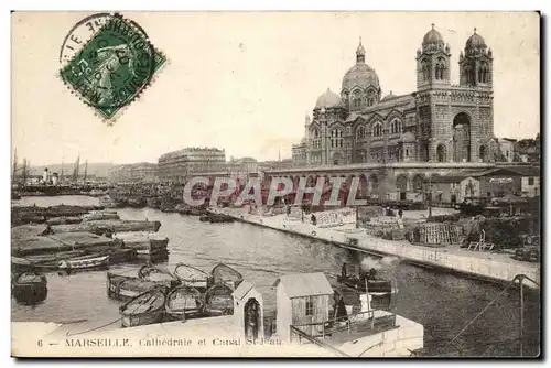 Marseille Ansichtskarte AK CAthedrale et canal Saint Jean