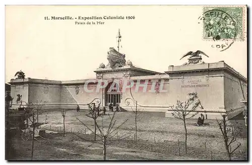 Cartes postales Marseille Exposition coloniale 1906 Palais de la Mer