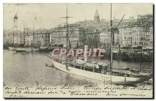 Cartes postales Marseille Un coin du vieux port