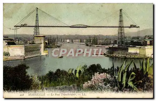 Cartes postales Marseille Le pont transbordeur