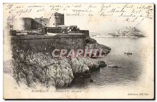 Cartes postales Marseille Le chateau d&#39If Cote Nord