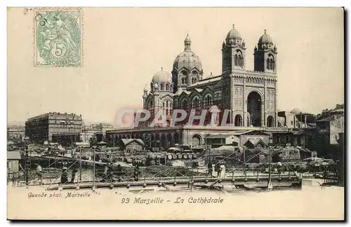 Marseille Cartes postales La cathedrale