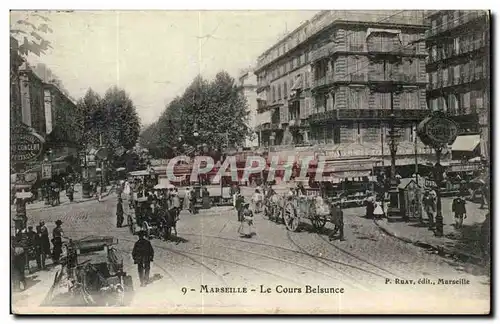 Marseille Cartes postales Le cours Belsunce