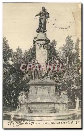 Marseille - Monument des Mobiles des B R - Cartes postales