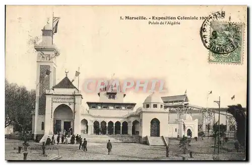 Marseille - Exposition Cooniale 1906 Palais d&#39Algerie - Cartes postales