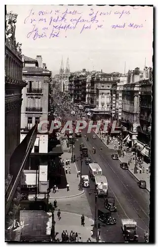 Marseille - Cannebiere - Automobile - Classic Cards - eye catching - Cartes postales