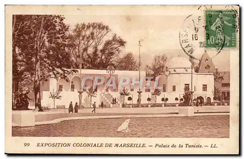 Marseille Ansichtskarte AK Exposition coloniale de Marseille palais de la Tunisie
