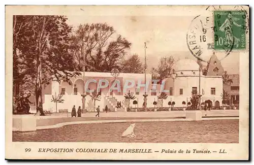 Marseille Cartes postales Exposition coloniale de Marseille palais de la Tunisie