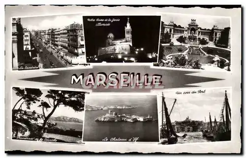 Marseille - Souvenir - Ansichtskarte AK