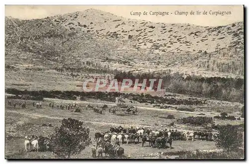 Marseille - Camp de Carpiagne - Champ de Tir de Carpiagnon - Ansichtskarte AK