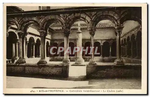 Aix en Provence - Cathedrale saint sauveur - Le Cloitre - Ansichtskarte AK