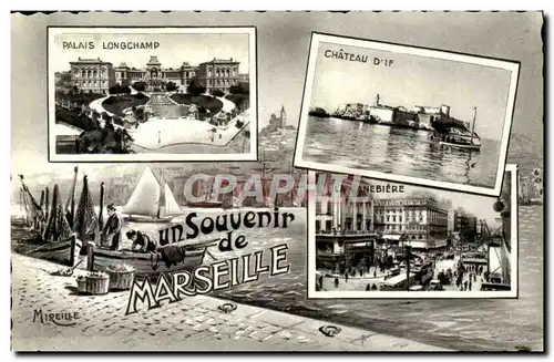 Marseille - Un Souvenir de Marseille - Ansichtskarte AK