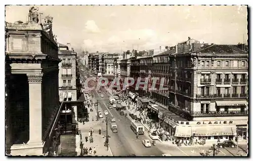 Marseille - Le Carrefour du Monde - La Cannebiere Cafe Glacier - Cartes postales