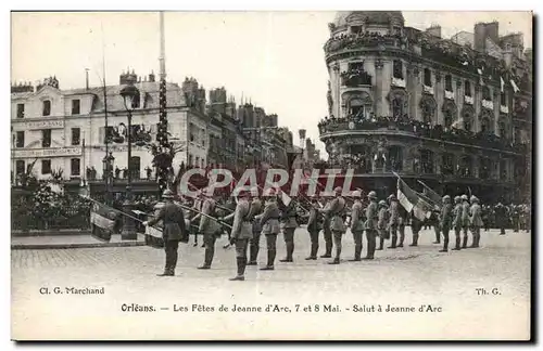 Orleans Cartes postales FEtes de Jeanne d&#39arc 7 et 9 mai Salut a Jeanne d&#39arc