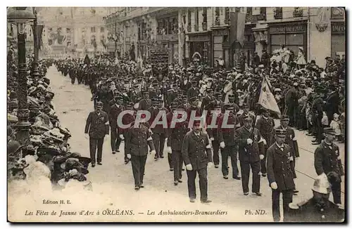 Orleans Cartes postales Fetes de Jeanne d'arc 7 et 8 mai Les ambulanciers brancardiers