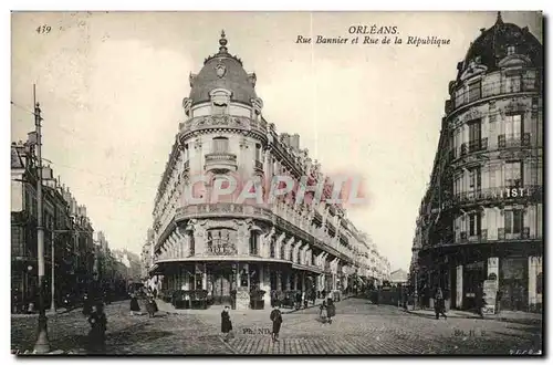 Orleans Ansichtskarte AK Rue Bannier et rue de la Republique