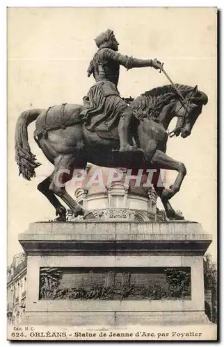 Orleans Cartes postales Statue de Jeanne d'arc par Foyatier