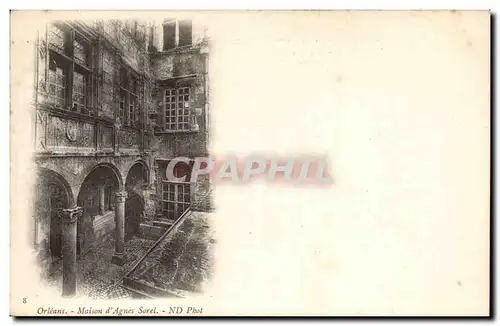 Orleans Cartes postales Maison d&#39Agnes Sorel