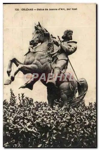 Orleans Cartes postales Statue de Jeanne d'aRc par Veel