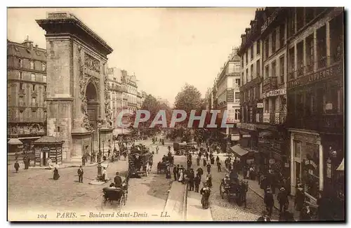 Paris Cartes postales Boulevard Saint Denis